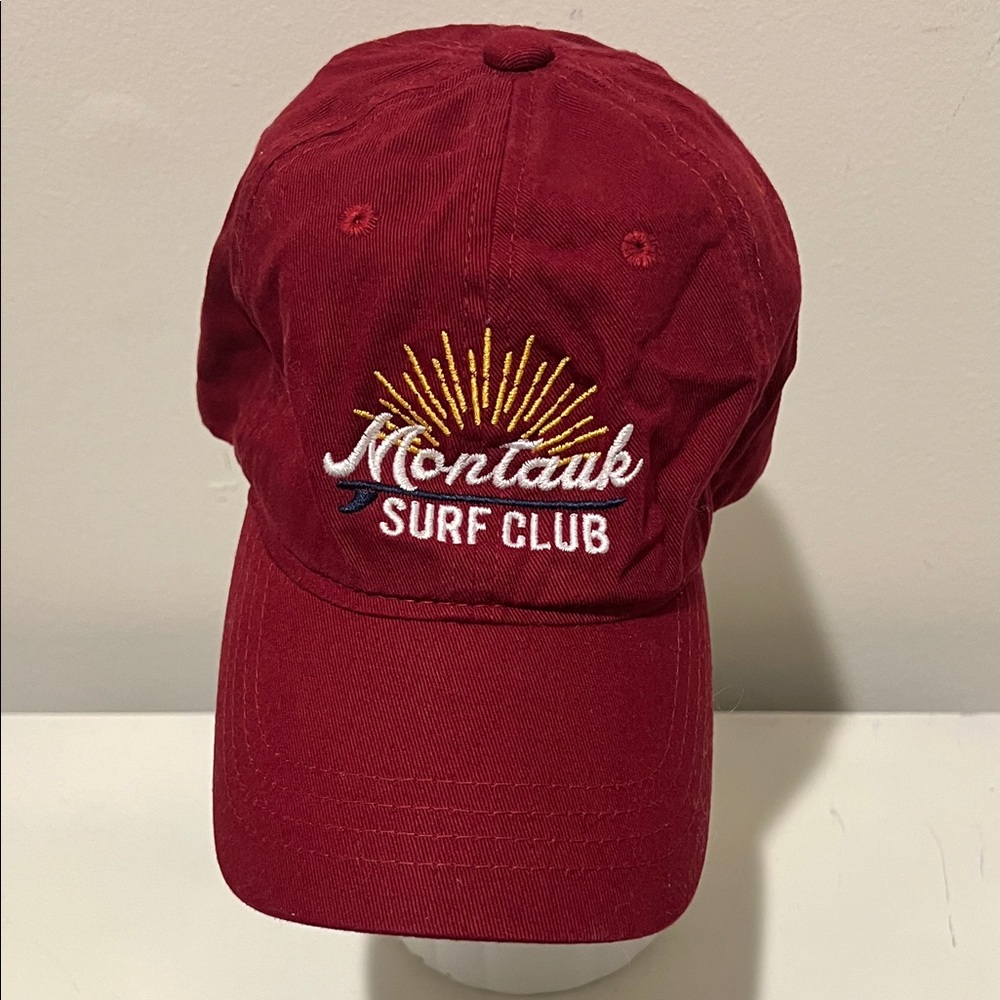 Montauk Surf Club Red Cap